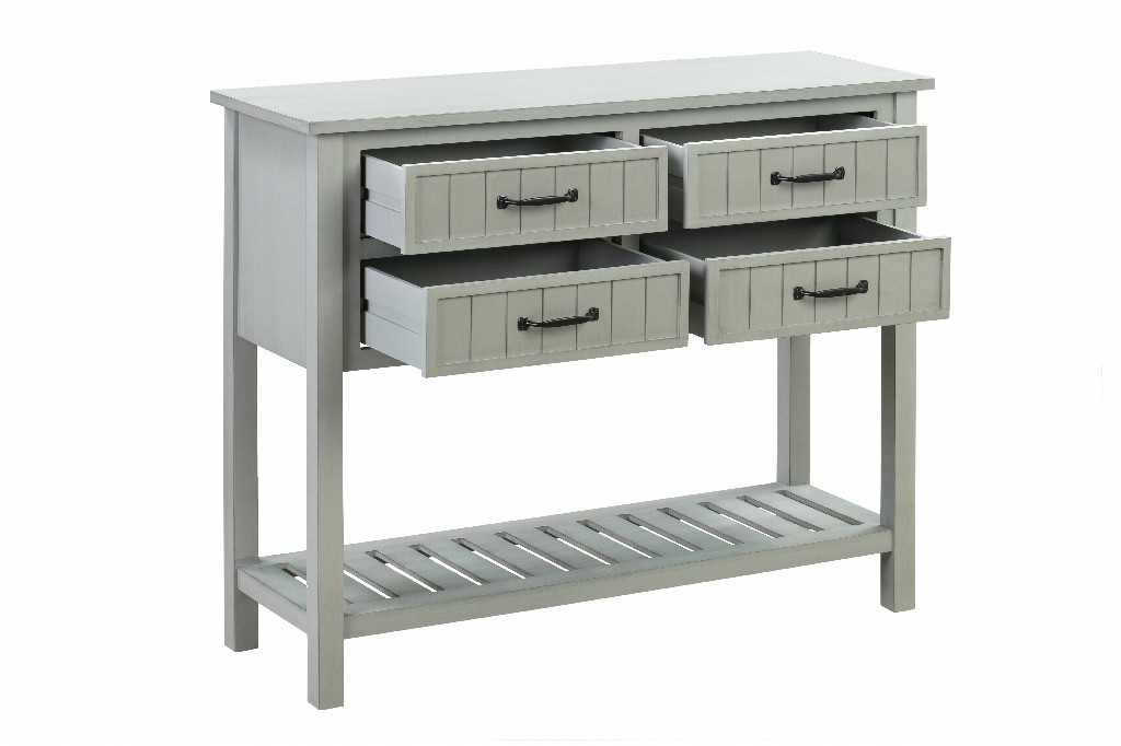 CONSOLE TABLE 4 DRAWER